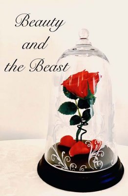 素敵なガラス付きフラワーギフト22 美女と野獣の一輪のバラはロマンティックと好評 ベストプレゼントガイド