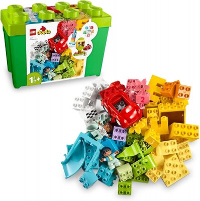 レゴ (LEGO) おもちゃ デュプロ 知育玩具 デュプロのコンテナ スーパーデラックス 男の子 女の子 2歳 3歳 子供 赤ちゃん 幼児 知育 玩具 誕生日 プレゼント ギフト レゴブロック 10914 1歳半 ~