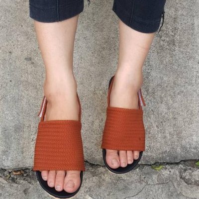 sandal wedges di lazada