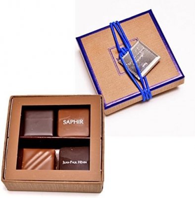 ジャンポールエヴァン ショコラ 4個 手提げ袋付き ボワットゥショコラ スイーツ 高級お菓子 ギフト パリ JEAN PAUL HEVIN お取り寄せ スイーツ セット チョコレート
