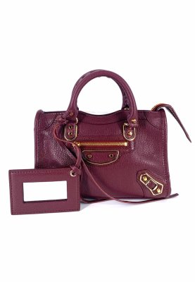 balenciaga bag maroon