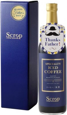 【父の日 厳選ギフト】Scrop ボトルアイスコーヒー スマトラ マンデリン ブルーバタック 無糖 720ml