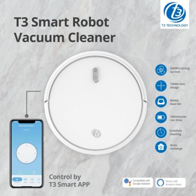 t3 smart robot vacuum cleaner