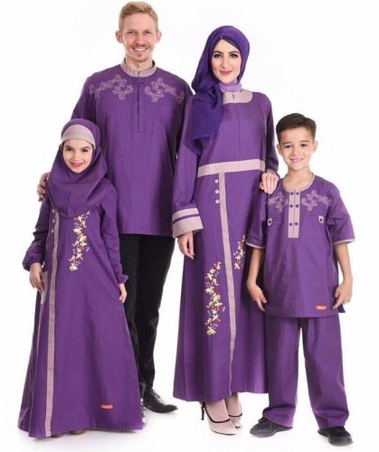 Model Baju Lebaran Gamis Couple Keluarga 2020