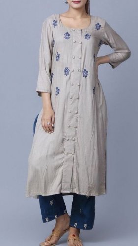 Kurti pajama online dress