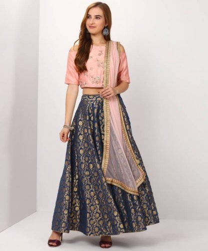 simple lehenga on flipkart