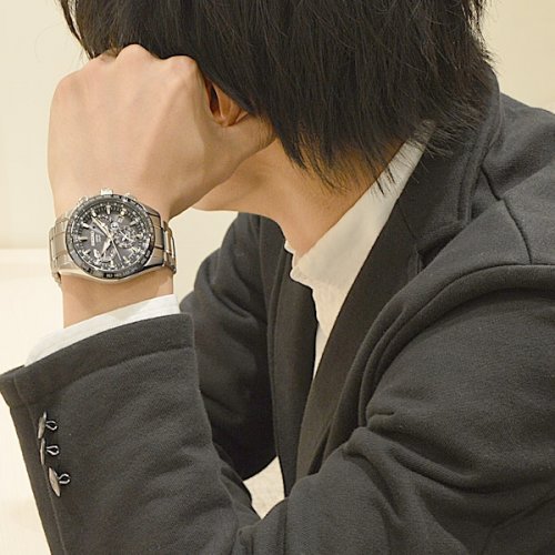 新品電池】ソーラー チタニウム セイコー メンズ腕時計 7B22-0AF0