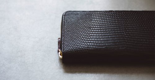 ガンゾ GANZO リザード長財布 ネイビー 革財布 爬虫類 クロコ ガンゾ GANZO リザード長財布 ネイビー 革財布 爬虫類 クロコ