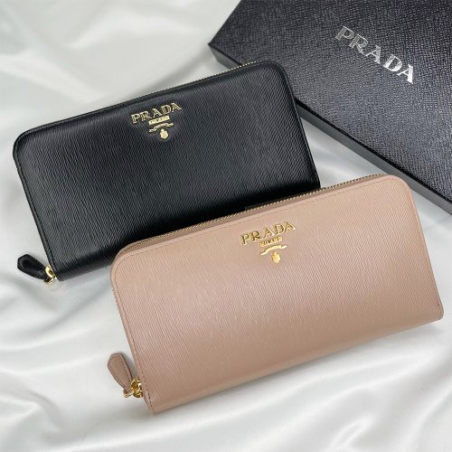 PRADA プラダ サフィアーノメタル 長財布 レディース ブランド