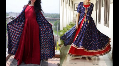 net jacket kurti designs