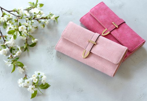 収納用品 ゆめかわいい模様 長財布ポーチ 財布 バッグ 財布 小物 Zaizer Com Mx