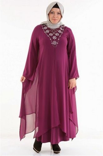 10 Koleksi Favorit Baju Muslim Wanita Gemuk Plus Tips Cara