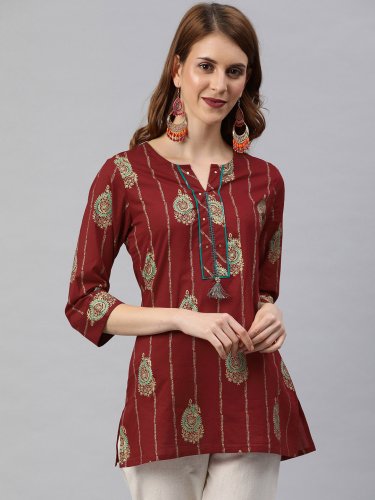 Smylee Merlyn Rayon Designer Kurti With Pant Catalog