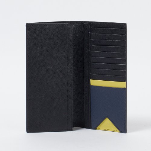 プラダ サフィアーノトライアングルロゴ マネークリップ ブラック PRADA プラダ 2025秋冬 メンズ マネークリップ付サフィアーノ