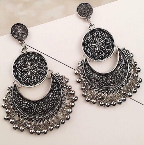 latest design Black beauty Glam earrings Black love Modern and stylish  earrings Earrings of the day