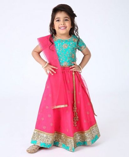 G3 Exclusive Green Net Party Wear Lehenga Choli | Kids fashion dress, Kids  designer dresses, Baby frocks designs