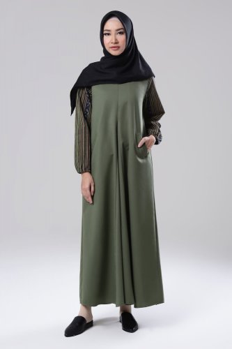 Model Baju Muslim Terbaru Motif Bunga