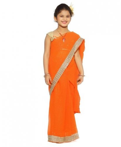 half saree for 4 year girl