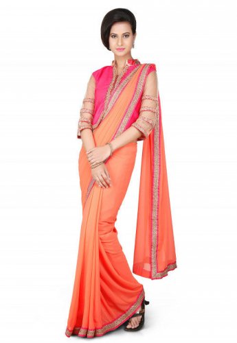 saree with jacket online