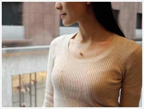 品質保証』18 K金色の満天星のネックレス鎖骨チェーン6 品質保証