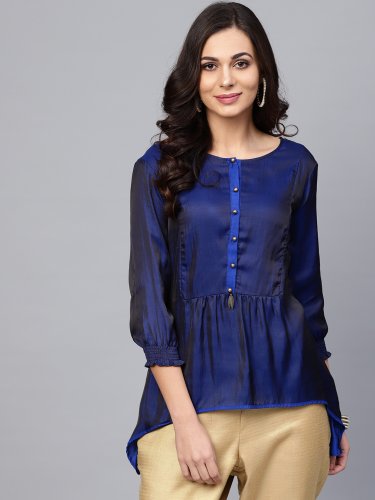 jeans kurtis on myntra