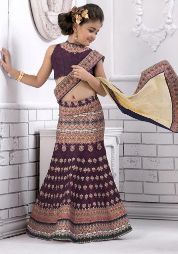 Buy Magenta Lehenga Choli Online at Best Price: IndianClothStore.com