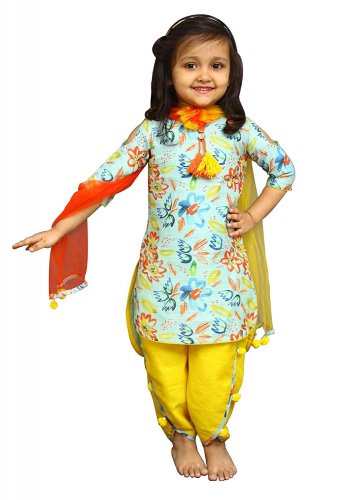 Pretty Kurti Designs for Kids to Dress 
