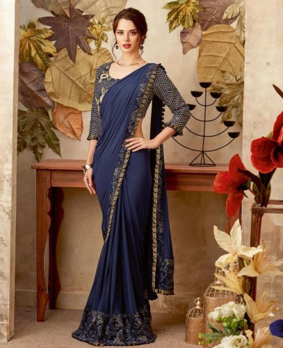 latest party wear saree trends
