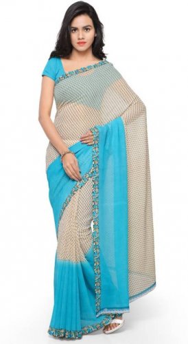Buy perabin Self Design Kanjivaram Art Silk, Cotton Silk Blue Sarees Online  @ Best Price In India | Flipkart.com