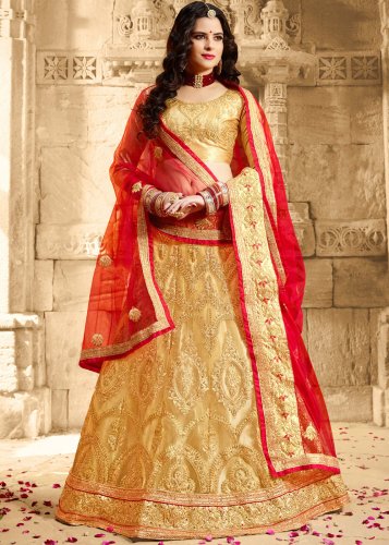 Combination of red n golden..an amazing design by mayur r | Indian fashion,  Indian dresses, Indian outfits