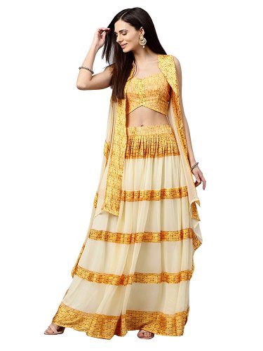 Girls Lacha Suit in Begusarai - Dealers, Manufacturers & Suppliers -  Justdial