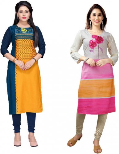 Buy Buy 2 Kurta Get 2 Jewellery Sets Free by Pakhi Online at Best Price in  India on Naaptolcom