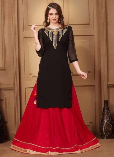 simple lehenga kurti