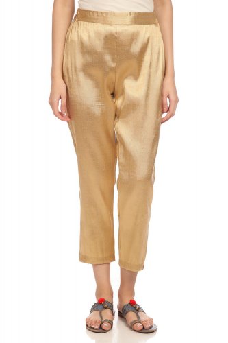 golden pants for kurtis