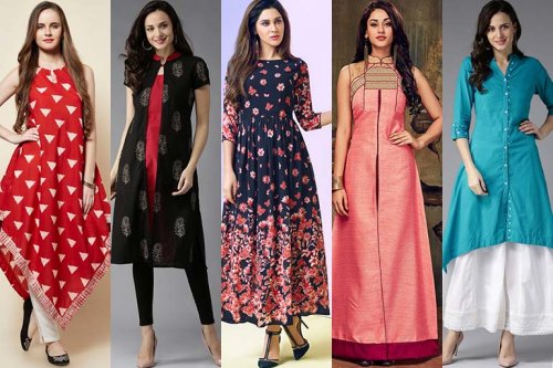 Depending upon the Occasion, the Design on Dresses is Decided(2021): 10  Kurtis High Neck Design that Can Alter Your Appearance and Create a Great  Impact.