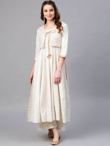 myntra plain kurtis