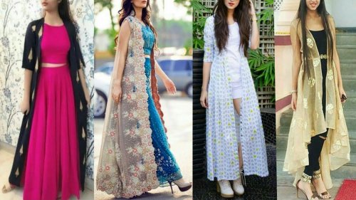 Latest 55 Shrug Kurti Designs For Parties and Festival (2022) - Tips and  Beauty