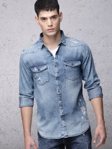 Trendy Denim Shirts for Men 
