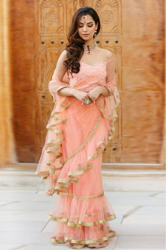 modern bridal saree designs