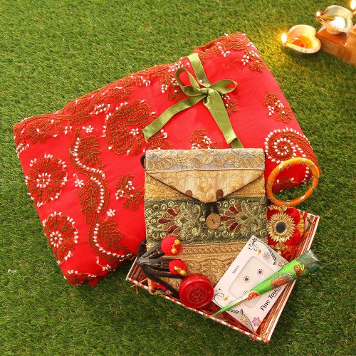 Karwa Chauth Celebrates the Love Between Husband and Wife. Wondering How to Make it Special for Her? Check Out These 10 Karwa Chauth Gift Hampers for Her!