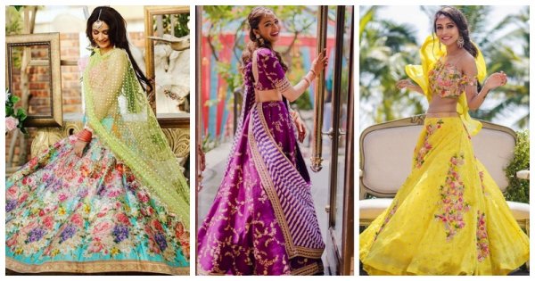 9 threadwork lehengas that are perfect for the upcoming wedding season |  Vogue India