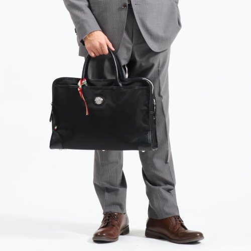 マスターピース 2WAY トートバッグ　ビジネスバッグ　ロゴプリント　レザー マスターピース 2WAY トートバッグ ビジネスバッグ ロゴプリント