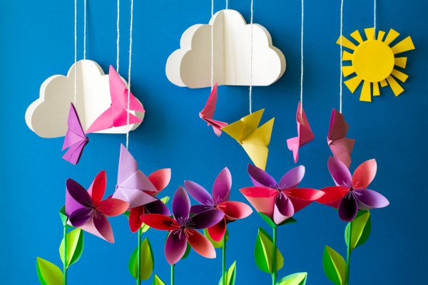 Percantik Ruangan Dengan 11 Hiasan Origami Cantik Yang Bisa