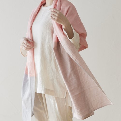 LANVIN ウール100% 淡いピンク マフラー Pinky&Dianne（マフラー