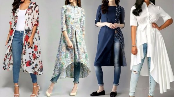 casual kurti with jeans