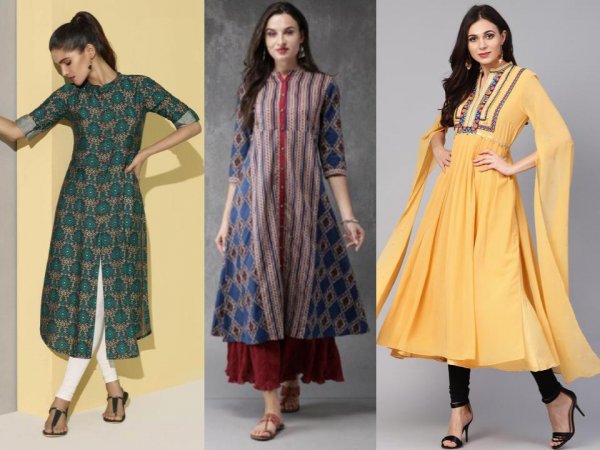 Designer A Line Kurti Cutting with Drafting In 6 Easy Steps