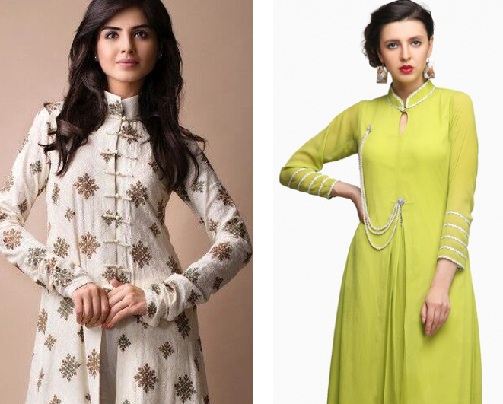 Depending upon the Occasion, the Design on Dresses is Decided(2021): 10 Kurtis High Neck Design that Can Alter Your Appearance and Create a Great Impact.