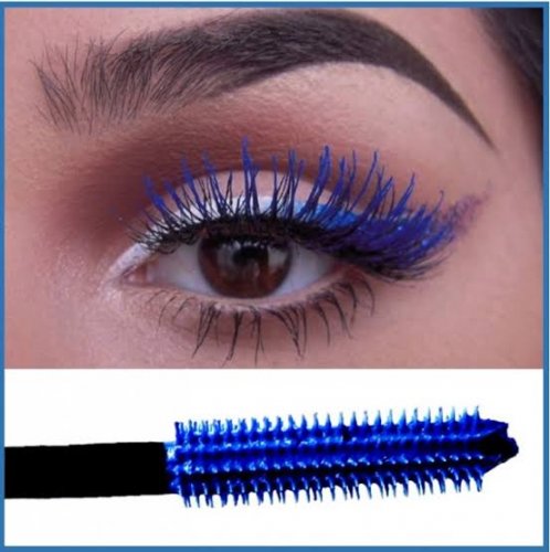 Lille bitte Ritual ingen Put Your Black and Brown Mascara on Pause Because This 'Blue Mascara Trend  is Having a