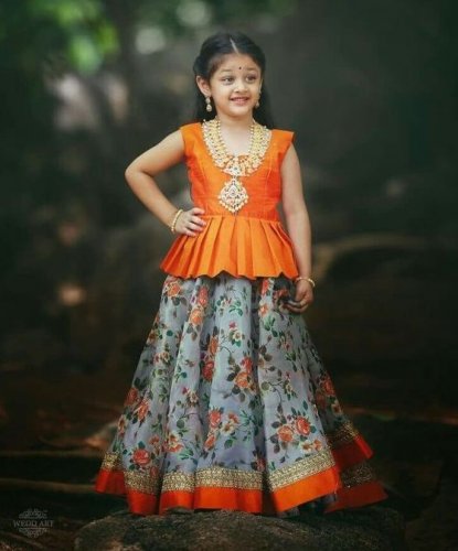 choli dress for child