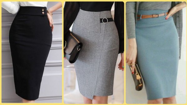 Women Elegant Skirt Formal Office Middle Knee Working Lady Skirts Dress |  Shopee Singapore